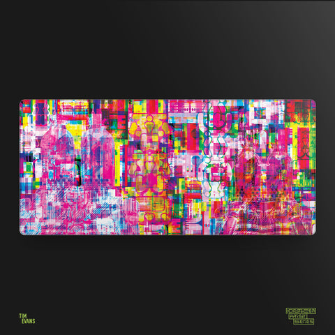 GLITCH by Tim Evans - Deskmat